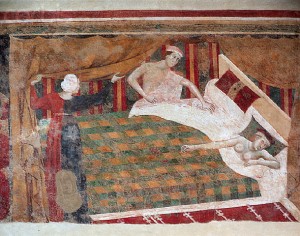 Italian Fresco Painting of  (ca. 1320) by Memmo di Filipuccio